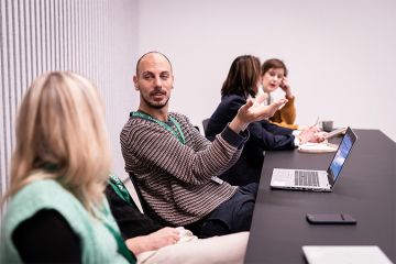 Deelnemers tijdens werksessie