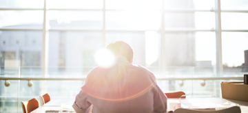 student aan het studeren